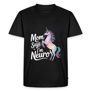 Neuroplongeurs - T-shirt Premium bio Homme - noir - Devant - Nico (187cm)