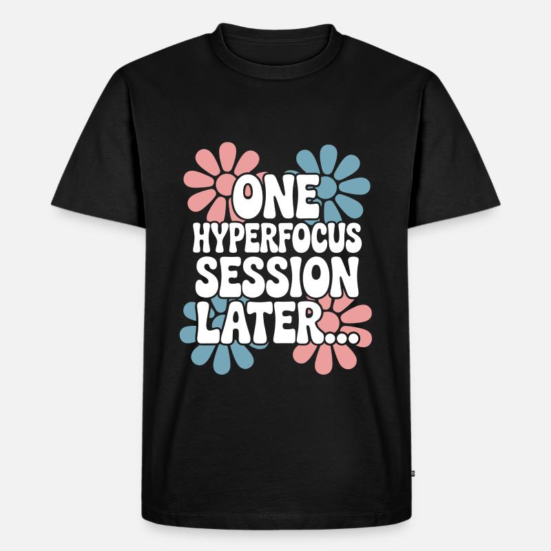 ADHS - Männer Premium Bio T-Shirt - Schwarz