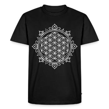 Affirmation Pleine conscience Résilience émotionnelle - T-shirt Premium bio Homme - noir - Devant - Nico (187cm)