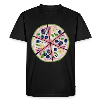 Fruits - T-shirt Premium bio Homme - noir - Devant - Nico (187cm)