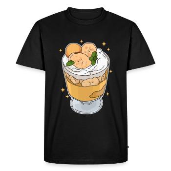 Banana Pudding Banana Pudding Gift - Men's Premium Organic T-Shirt - black - Front - Nico (187cm)