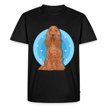 Cocker Spaniel Cocker Spaniel Dog Gift - Men's Premium Organic T-Shirt - black - Front - Nico (187cm)