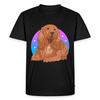 Cocker Spaniel Cocker Spaniel Dog Gifts - Men's Premium Organic T-Shirt - black - Front - Nico (187cm)