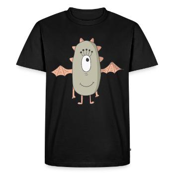 Monstres - T-shirt Premium bio Homme - noir - Devant - Nico (187cm)