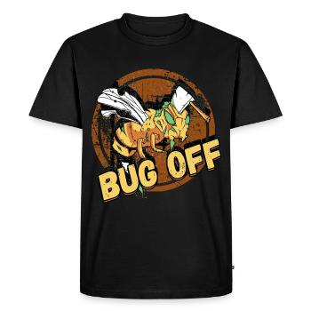 Bug Off Pest Control Exterminator Design for a - Men's Premium Organic T-Shirt - black - Front - Nico (187cm)
