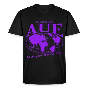 Aue Home Football Gift - Men's Premium Organic T-Shirt - black - Front - Nico (187cm)