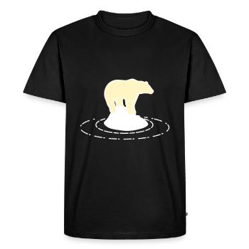 Polar Bear - T-shirt Premium bio Homme - noir - Devant - Nico (187cm)
