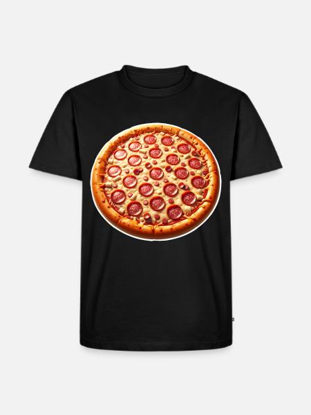 Pizza - T-shirt Premium bio Homme - noir
