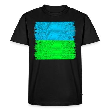 bande - T-shirt Premium bio Homme - noir - Devant - Nico (187cm)
