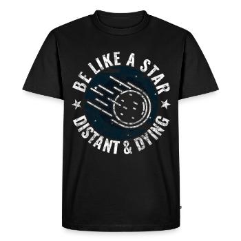 Nihilism Nihilist Nietzsche Philosopher misanthropic - Men's Premium Organic T-Shirt - black - Front - Nico (187cm)