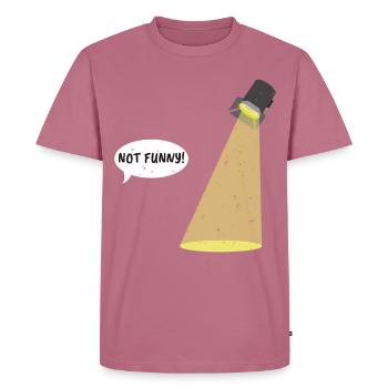 Techniciens de l’éclairage Techniciens de scène - T-shirt Premium bio Homme - mauve - Devant - Nico (187cm)