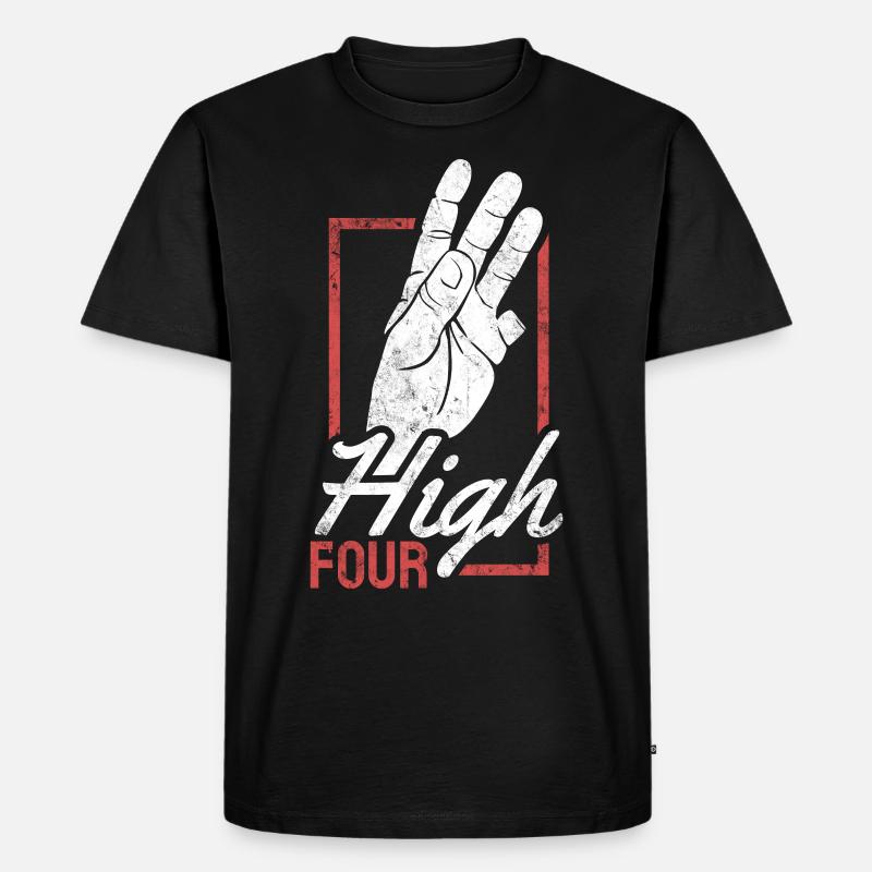Finger amputation - Männer Premium Bio T-Shirt - Schwarz
