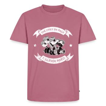 Moteur V6 et conception pour la mécanique automobile - T-shirt Premium bio Homme - mauve - Devant - Nico (187cm)