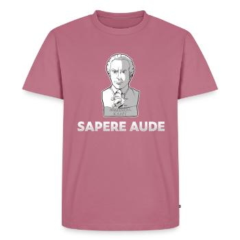 Sapere Aude Philosophie Immanuel Kant für Philosop - Männer Premium Bio T-Shirt - Mauve - Vorne - Nico (187cm)