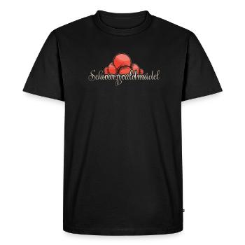 Bollenhut Forêt Noire pour les filles de la Forêt Noire - T-shirt Premium bio Homme - noir - Devant - Nico (187cm)