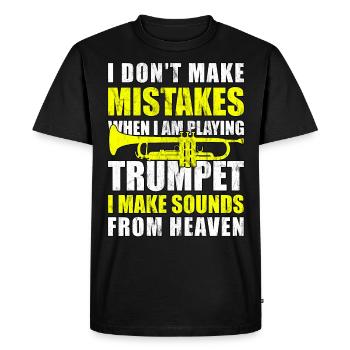 Trumpeter Trumpets Trumpet Gift - Men's Premium Organic T-Shirt - black - Front - Nico (187cm)