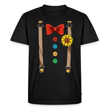 Costume de clown drôle - T-shirt Premium bio Homme - noir - Devant - Nico (187cm)