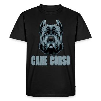 Cane Corso pour cane Corso propriétaire Cane - T-shirt Premium bio Homme - noir - Devant - Nico (187cm)