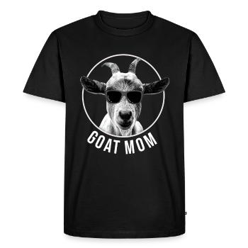 Jeu de chèvre cool pour une mère de chèvre - T-shirt Premium bio Homme - noir - Devant - Nico (187cm)