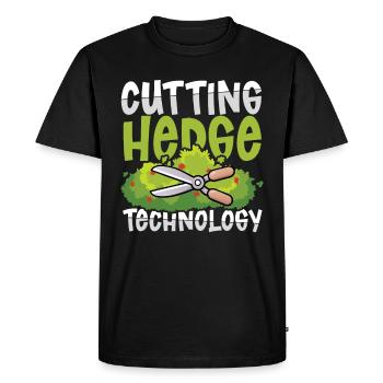 CUTTING HEDGE TECHNOLOGY - T-shirt Premium bio Homme - noir - Devant - Nico (187cm)