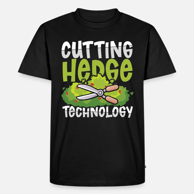 CUTTING HEDGE TECHNOLOGY - Männer Premium Bio T-Shirt - Schwarz