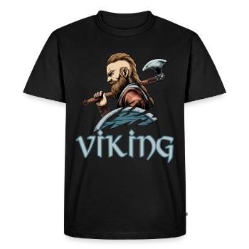 Viking Viking Valhalla Odin - T-shirt Premium bio Homme - noir - Devant - Nico (187cm)