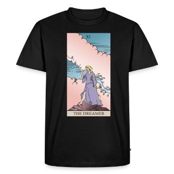 Tarot carte des rêveurs pour rêveur magique - T-shirt Premium bio Homme - noir - Devant - Nico (187cm)