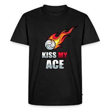 Volley-ball Setter Motiv Équipe de volley-ball - T-shirt Premium bio Homme - noir - Devant - Nico (187cm)