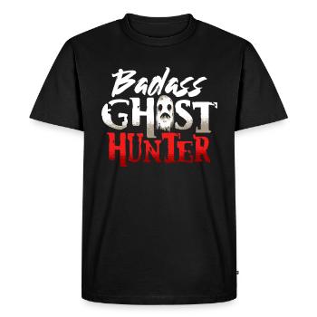 ghost hunting ghost paranormal ghost hunter - Men's Premium Organic T-Shirt - black - Front - Nico (187cm)