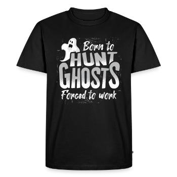 chasse aux fantômes chasseur de fantômes paranormal - T-shirt Premium bio Homme - noir - Devant - Nico (187cm)