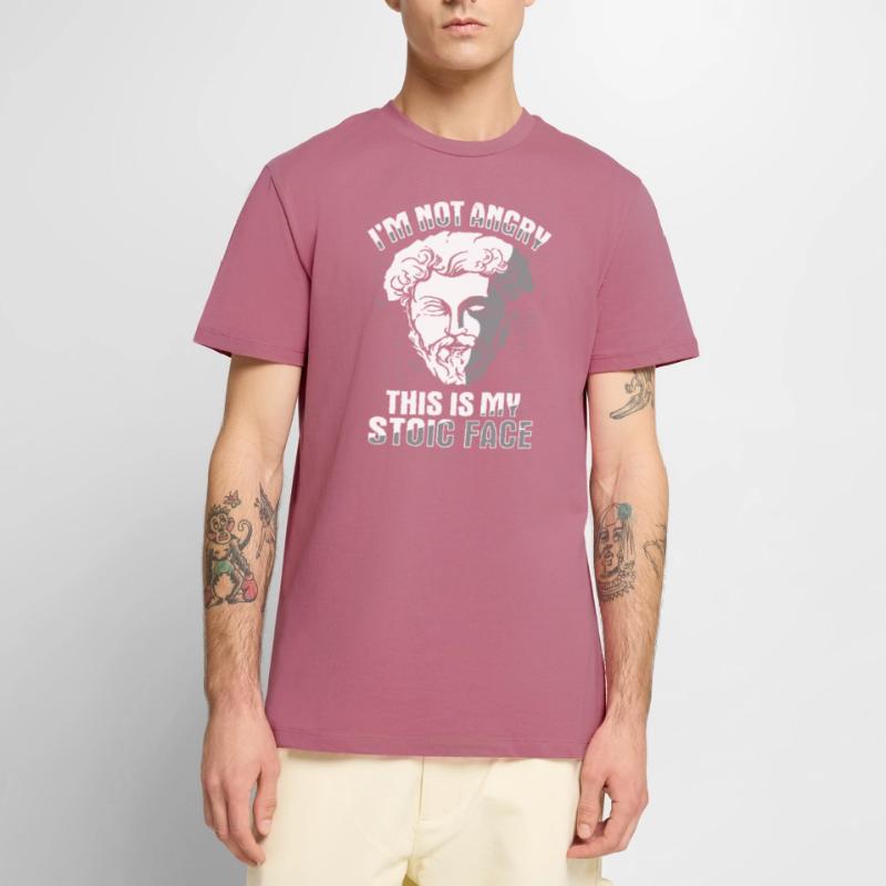 Stoic philosopher Marcus Aurelius Stoic Men's Premium Organic T-Shirt