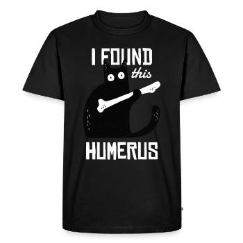 I found this Humerus - Men's Premium Organic T-Shirt - black - Front - Nico (187cm)