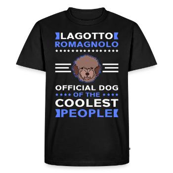 Lagotto Romagnolo Dog Owner Gift - Men's Premium Organic T-Shirt - black - Front - Nico (187cm)