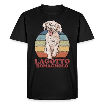 Lagotto Romagnolo Dog Dog Owner Gift - Men's Premium Organic T-Shirt - black - Front - Nico (187cm)