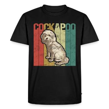 Cockapoo Dogs | Cockerpoo Spoodle Gift - Men's Premium Organic T-Shirt - black - Front - Nico (187cm)