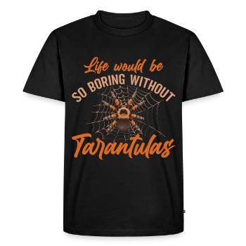 Tarantula Tarantula Tarantula Pet - Men's Premium Organic T-Shirt - black - Front - Nico (187cm)