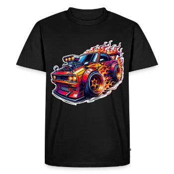 Voiture de sport tuning voiture - T-shirt Premium bio Homme - noir - Devant - Nico (187cm)