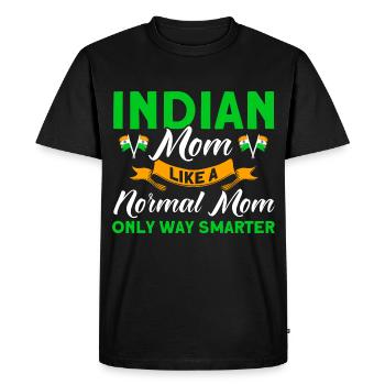 India Indian Roots Gift - Men's Premium Organic T-Shirt - black - Front - Nico (187cm)