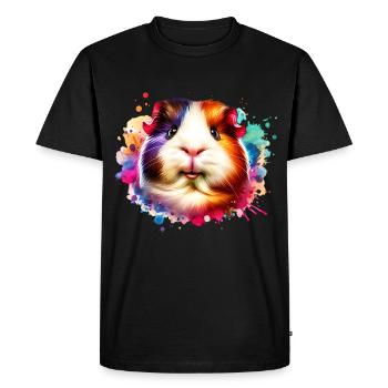 Cobaye - T-shirt Premium bio Homme - noir - Devant - Nico (187cm)
