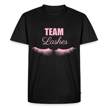 Cils d'équipe - T-shirt Premium bio Homme - noir - Devant - Nico (187cm)