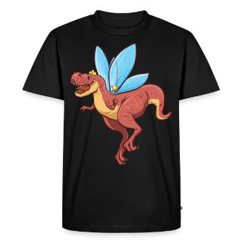 FeeRex - T-shirt Premium bio Homme - noir - Devant - Nico (187cm)