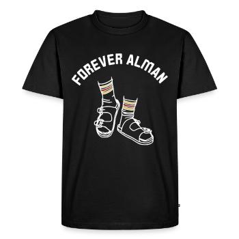 Chaussettes Forever Alman avec sandales - T-shirt Premium bio Homme - noir - Devant - Nico (187cm)