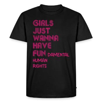 Women's equality - Men's Premium Organic T-Shirt - black - Front - Nico (187cm)