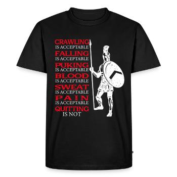 Spartiates Molon Labe - T-shirt Premium bio Homme - noir - Devant - Nico (187cm)