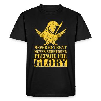 Spartiates Molon Labe - T-shirt Premium bio Homme - noir - Devant - Nico (187cm)