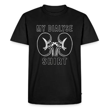Dialys for Dialysis Patient Dialysis Technician - Men's Premium Organic T-Shirt - black - Front - Nico (187cm)