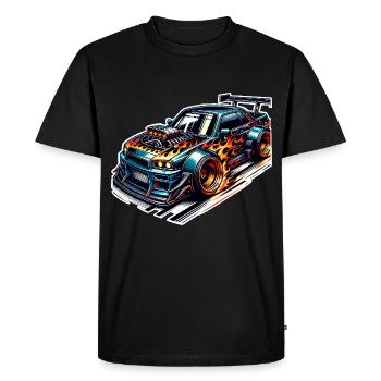 Voiture de sport tuning voiture - T-shirt Premium bio Homme - noir - Devant - Nico (187cm)