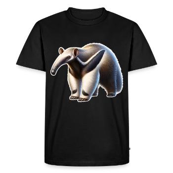 Fourmilier - T-shirt Premium bio Homme - noir - Devant - Nico (187cm)