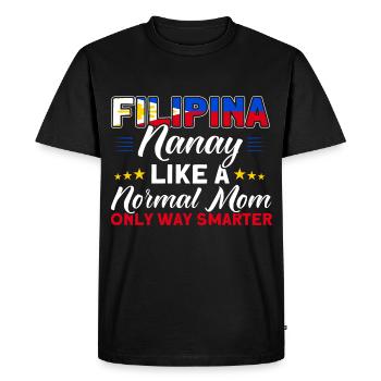 Philippines Drapeau philippin - T-shirt Premium bio Homme - noir - Devant - Nico (187cm)