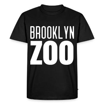 Brooklyn zoo - T-shirt Premium bio Homme - noir - Devant - Nico (187cm)